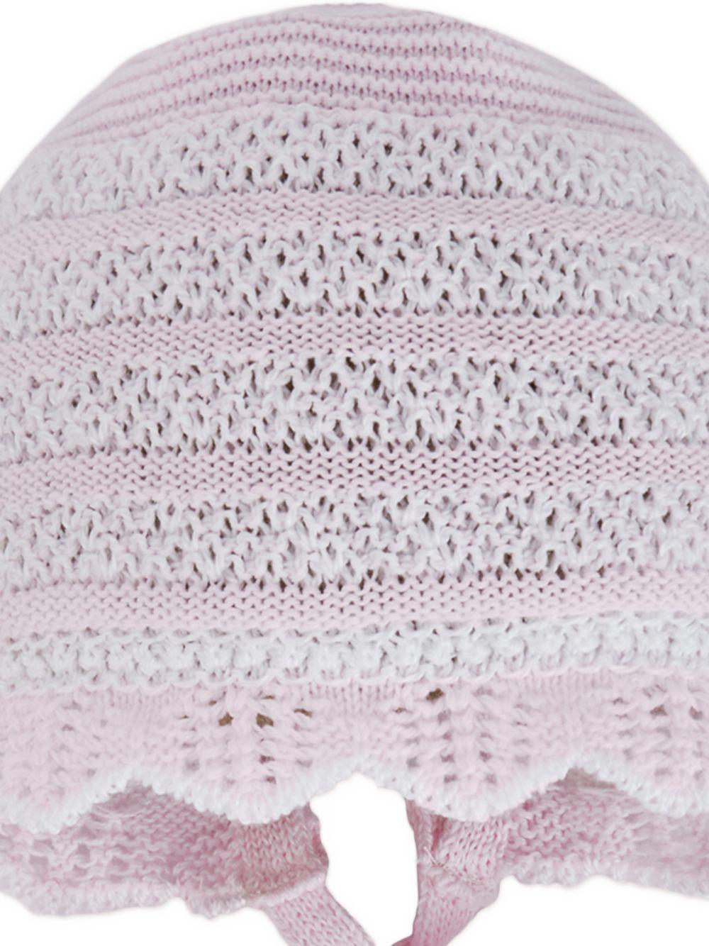 Cappello per neonata Paz Rodriguez rosa con bordo a smerlo 011-123384 3701 PaZ RODRIGUEZ KIDS