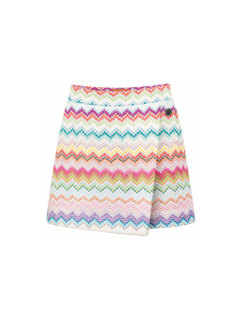 Shorts per bambina Missoni Kids multicolore con motivo a zigzag MZ7A11 Q0114 999 MISSONI KIDS