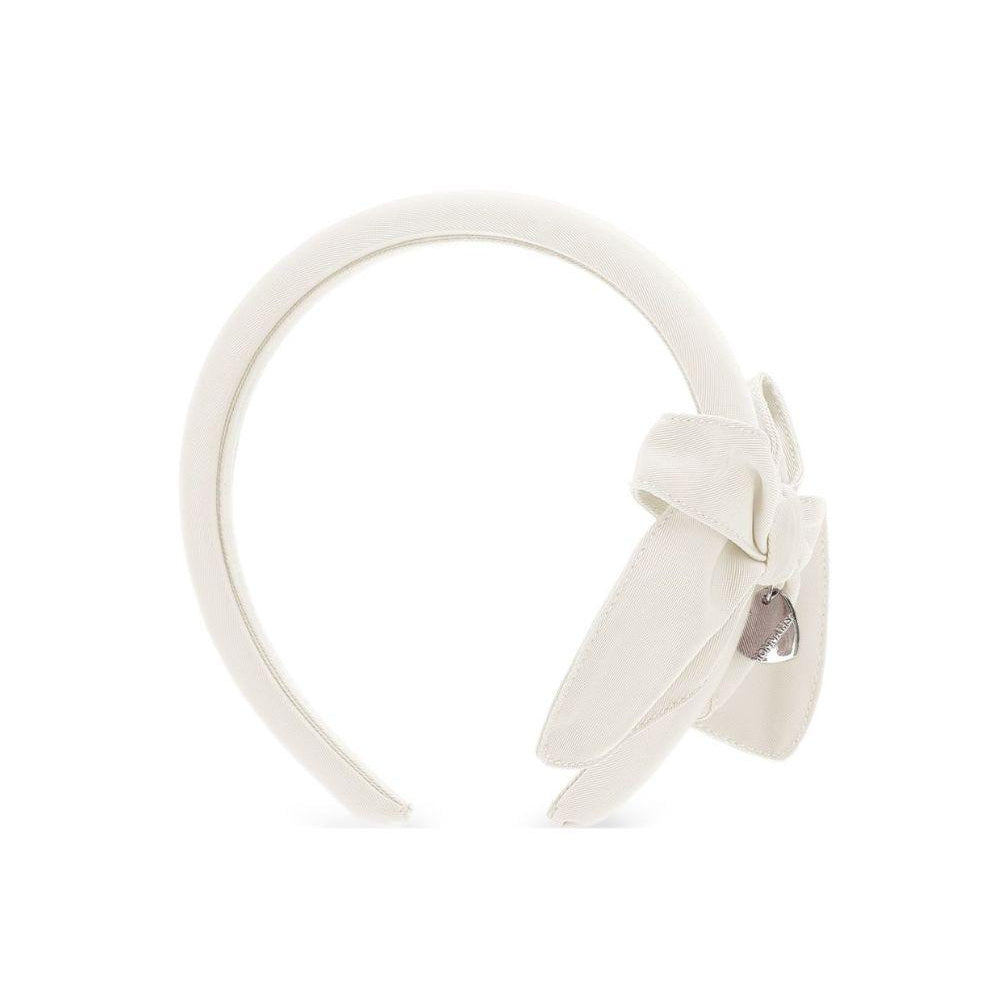 Cerchietto per capelli per bambina Monnalisa Kids bianco con dettaglio fiocco 17H002 8095 0001 MONNALISA KIDS