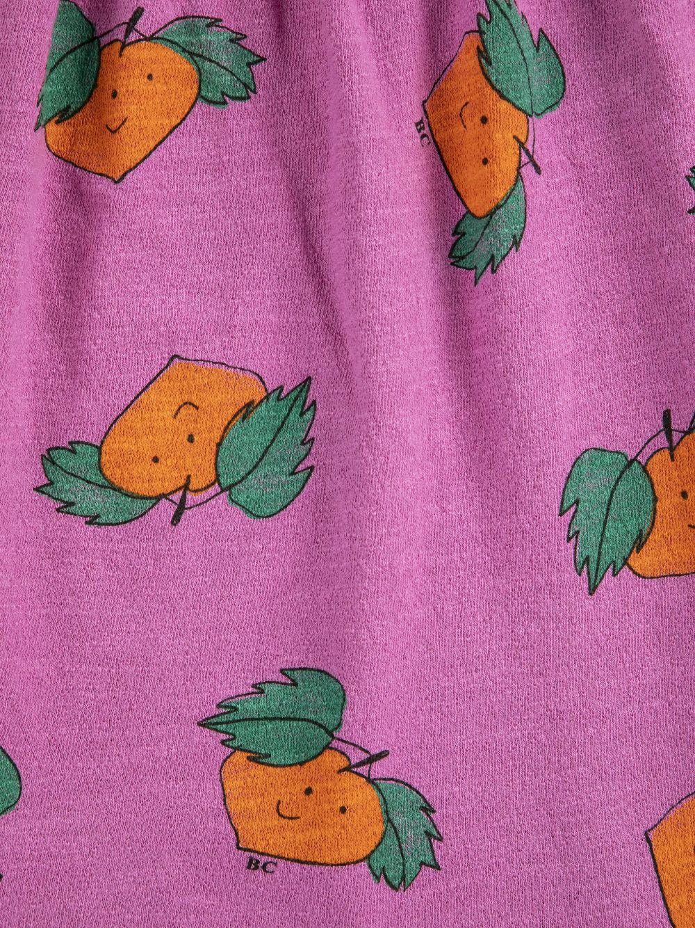 Abito per bambina Bobo Choses fucsia con stampa grafica all-over B126AC101 511 BOBO CHOSES KIDS