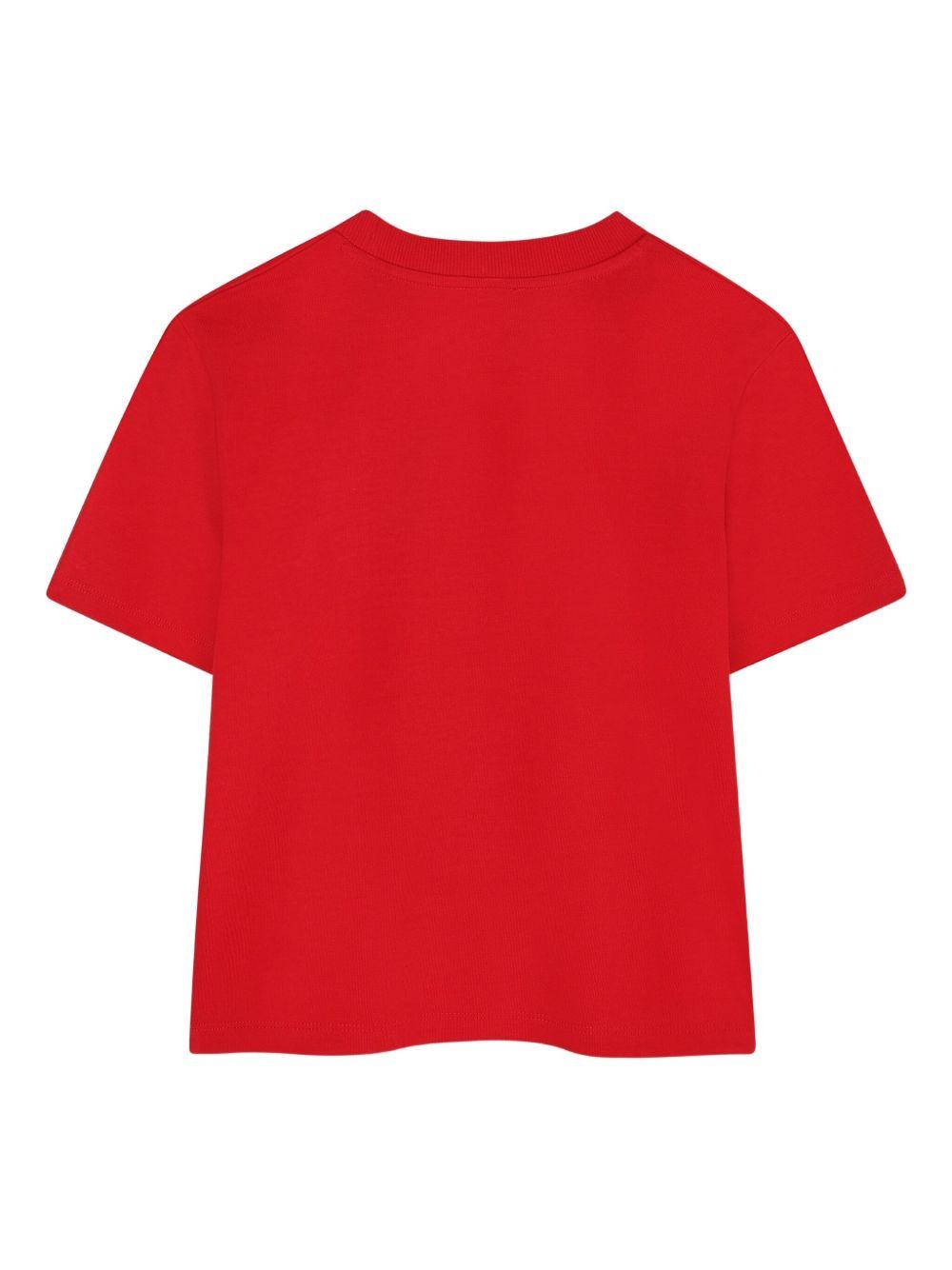 T-shirt per bambino Kenzo Kids rosso con stampa grafica K61440 968 KENZO KIDS