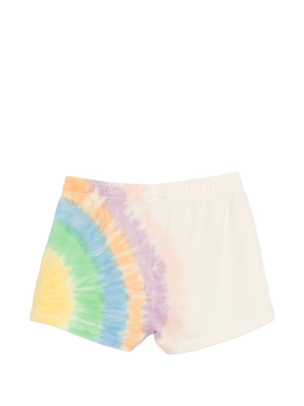 Shorts per bambina Molo multicolore con motivo a faccina sorridente 2S26H109 9852 MOLO