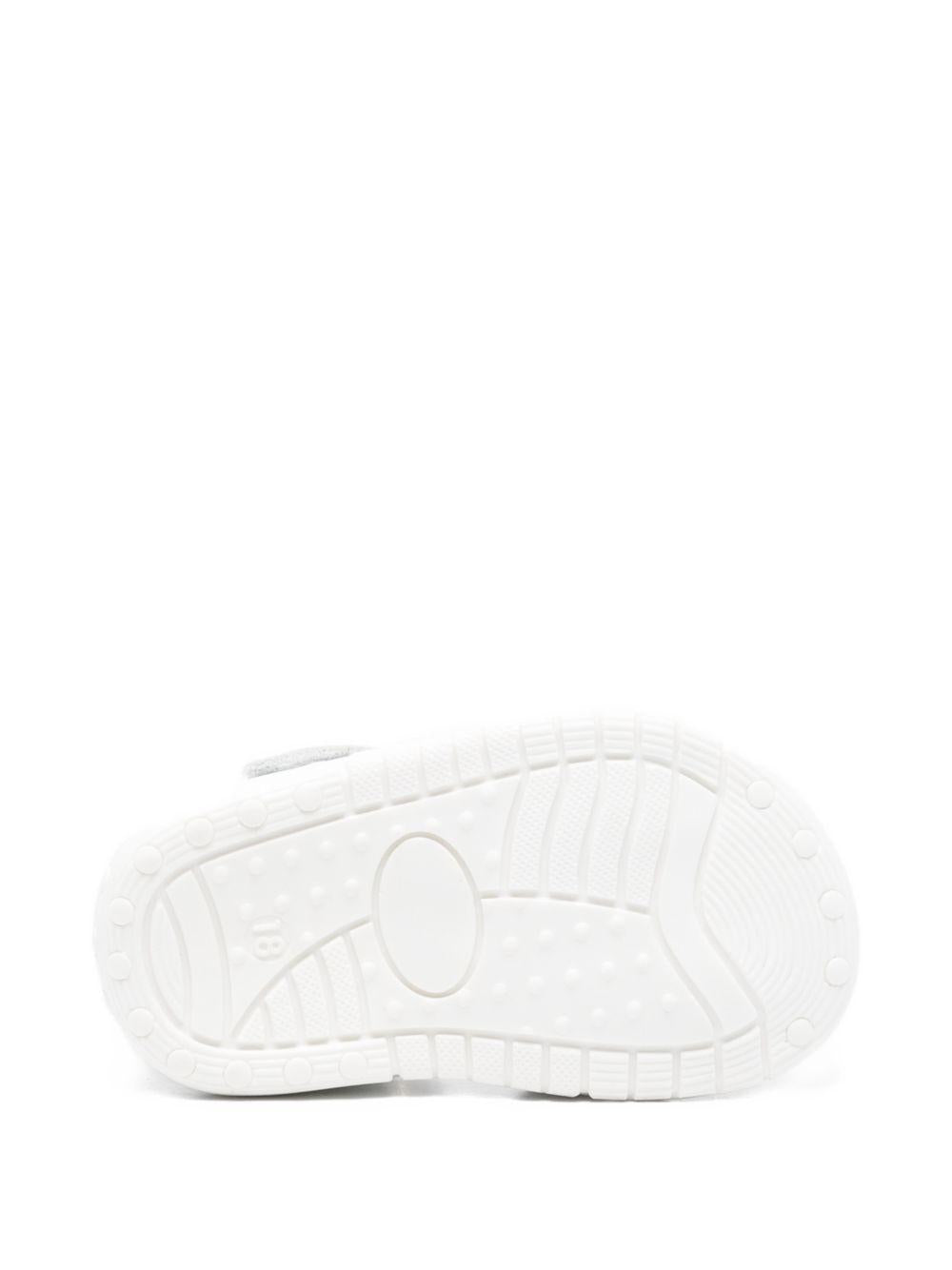 Sneakers per bambina Elisabetta Franchi La Mia Bambina bianche a strappo con logo F1A2E05410092 B093 ElISABETTA FRANCHI KIDS