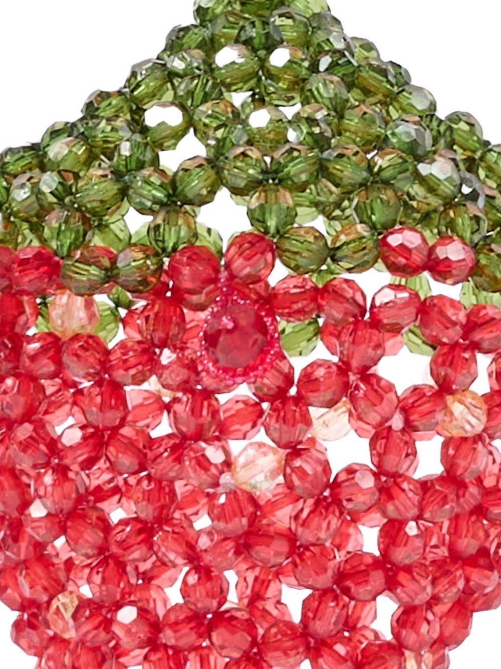 Borsa per bambina Konges Sløjd rossa a forma di fragola KS105030 STRAWBERRY KONGES SLOJD KIDS