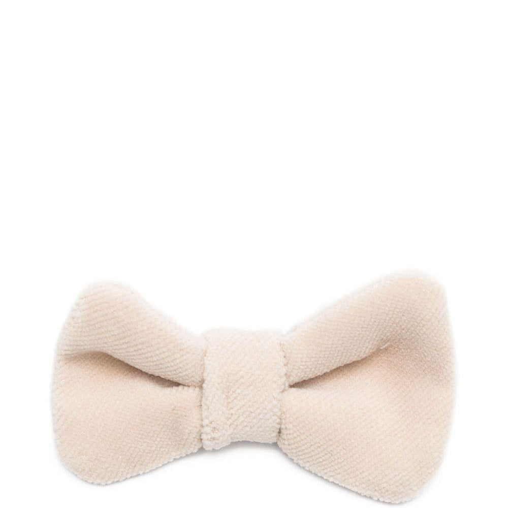 Papillon per neonato La Stupenderia beige in velluto 1CCPP21 V23 LA STUPENDERIA KIDS
