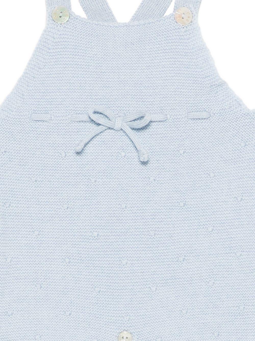 Tutina per neonato Paz Rodríguez azzurra con dettaglio fiocco 022-112902 80 H56 PaZ RODRIGUEZ