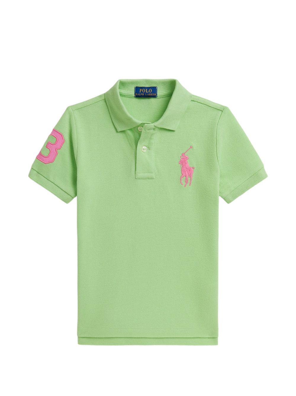Polo per bambino Polo Ralph Lauren Kids verde con ricamo Polo Pony 322703635 510 Ralph Lauren kids