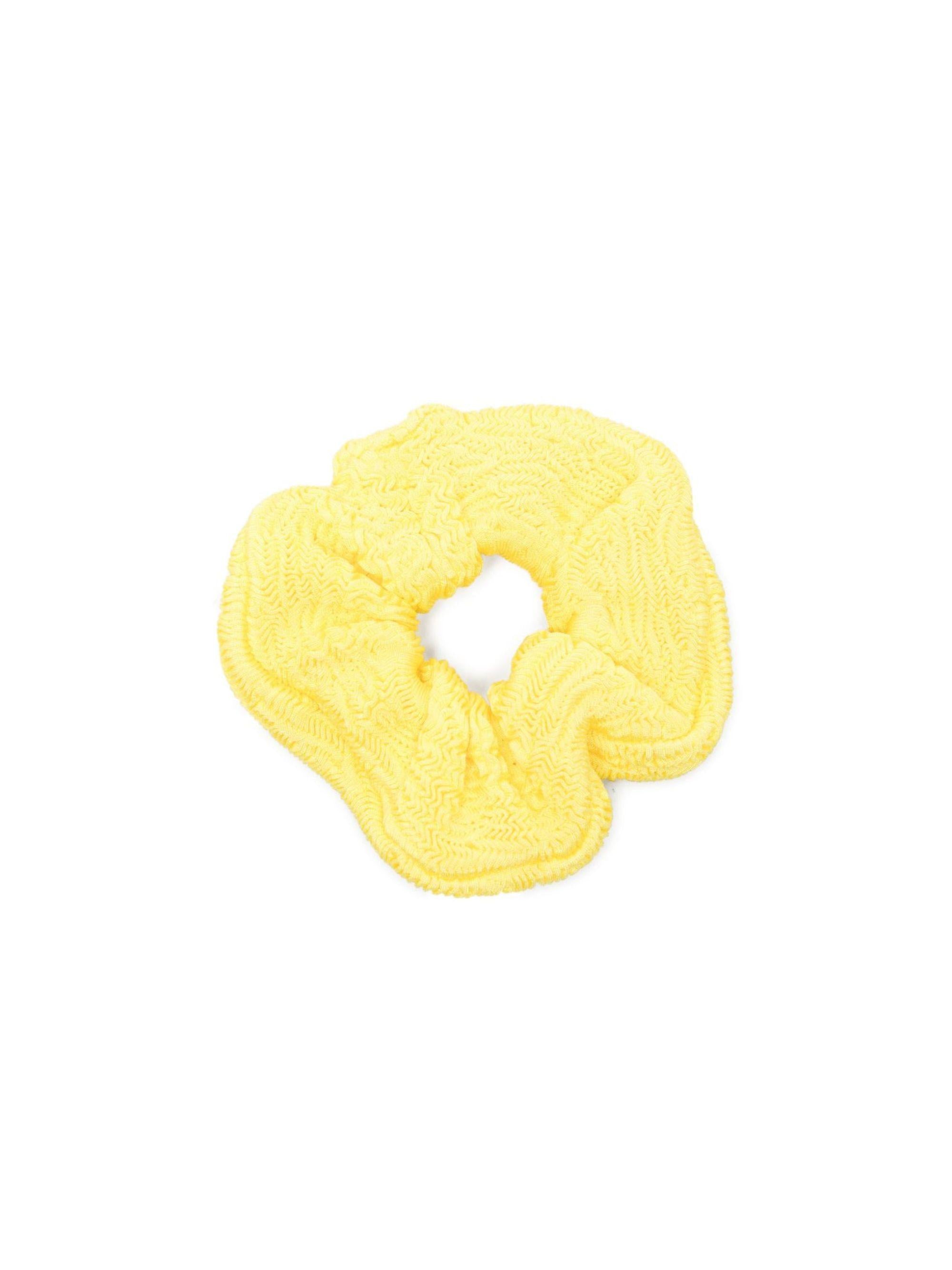 Elastico per capelli per bambina Paramidonna Kids giallo con design arricciato CR26HSCL LEMON PARAMIDONNA KIDS