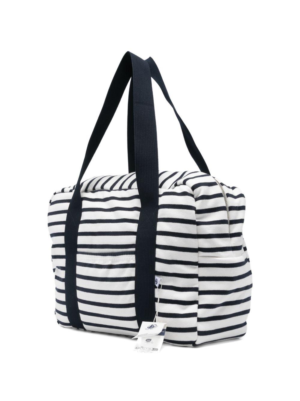 Borsa fasciatoio per neonati Petit Bateau multicolore con design a righe A0FYP 01 PETIT BATEAU