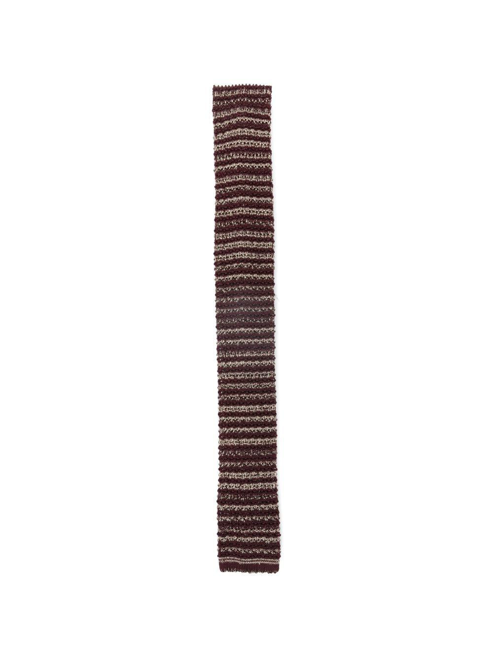 Cravatta per donna Alysi rosso con design a righe 316624 P6106 BA/CM ALYSI