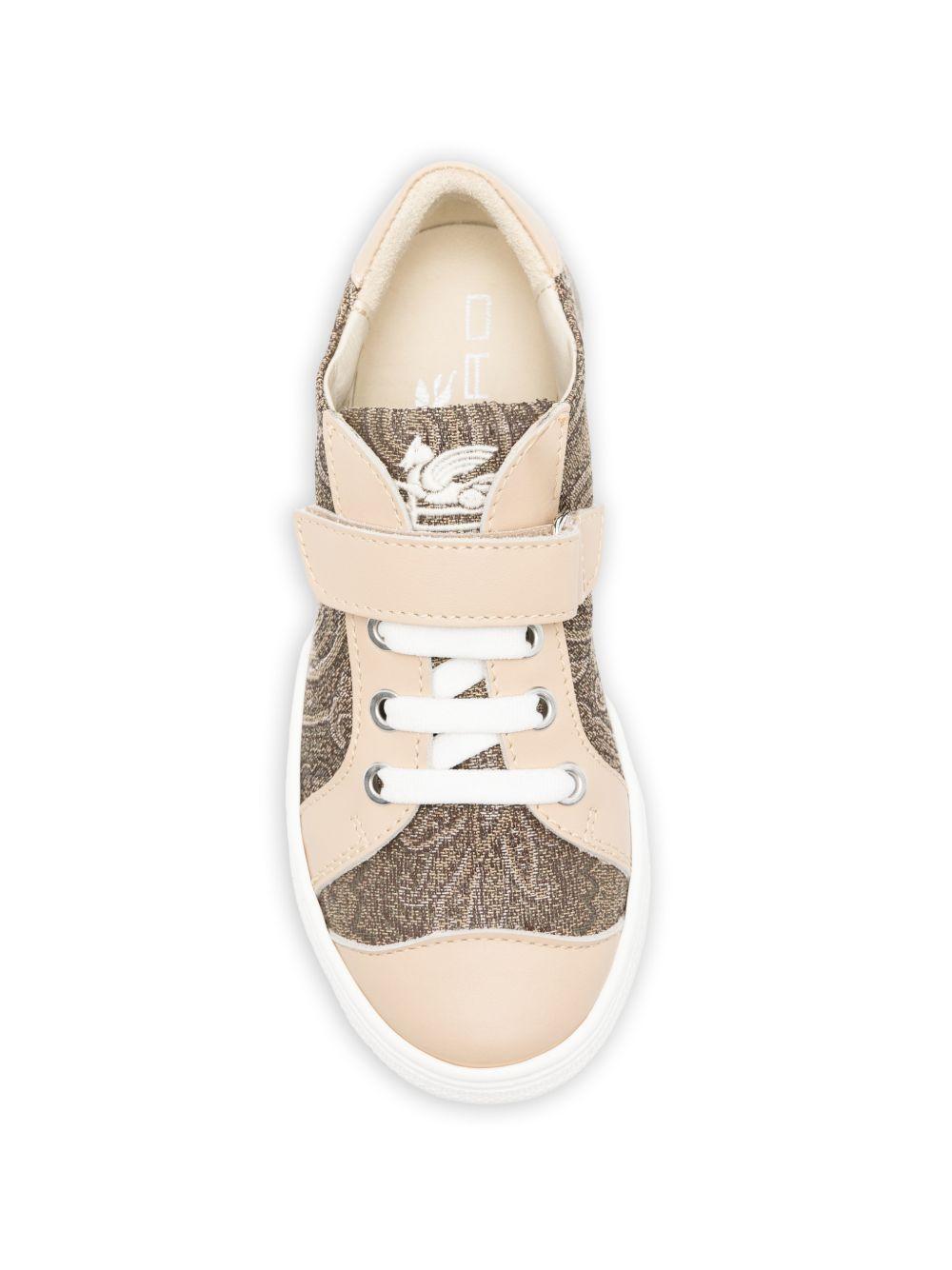 Sneakers per bambino Etro Kids marrone e beige con stampa paisley GY0P26 U0264 311 ETRO KIDS