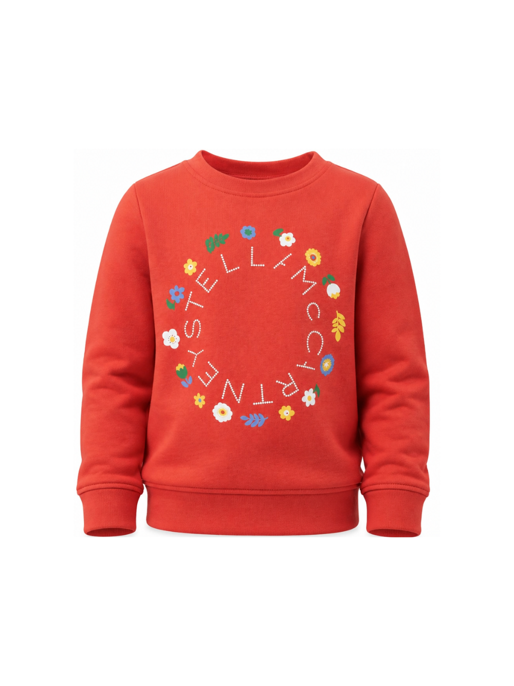 Felpa per bambini Stella McCartney Kids rossa con stampa grafica TZ4A50 Z3059 411 STELLA McCARTNEY KIDS