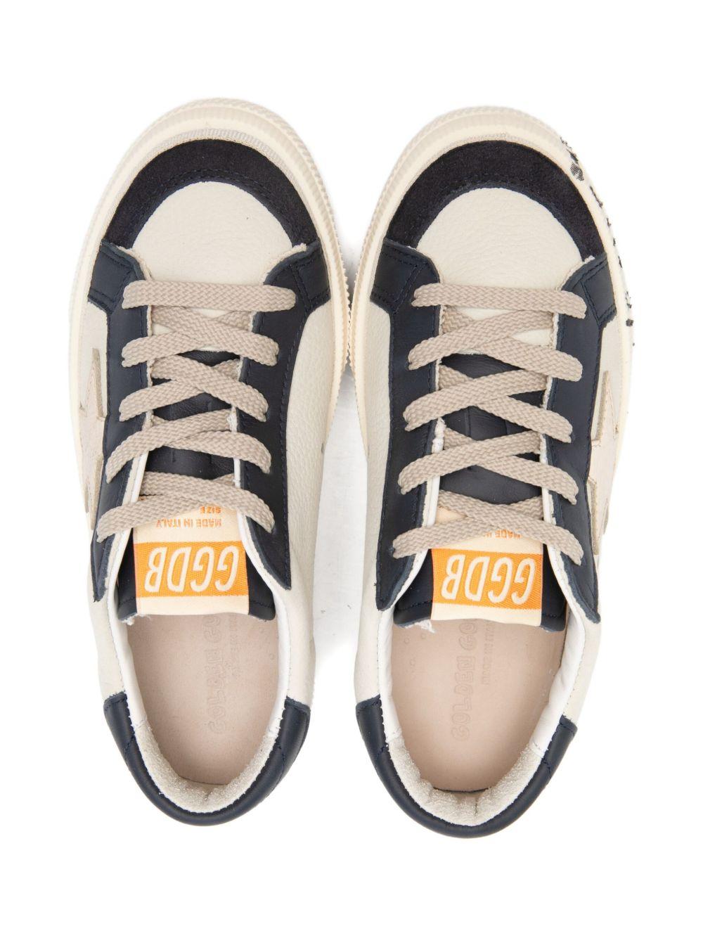 Sneakers per bambino Golden Goose Kids beige con applicazione stella F00496F008058 15865 GOLDEN GOOSE KIDS