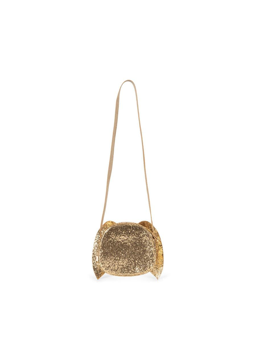 Borsa per bambina Konges Slojd oro con dettagli glitter KS105562 BUNNY KONGES SLOJD KIDS