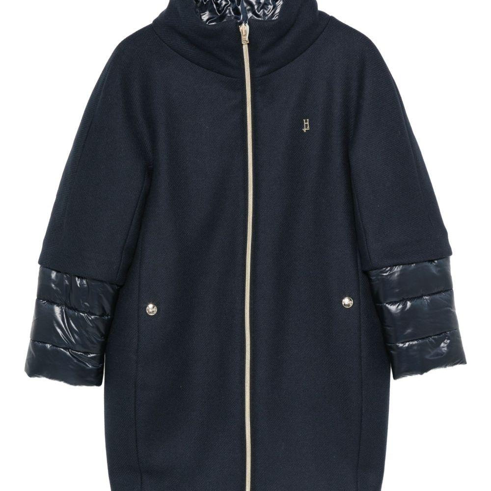 Cappotto per bambina Herno Kids blu con design imbottito CA000014G33344 9202 HERNO KIDS