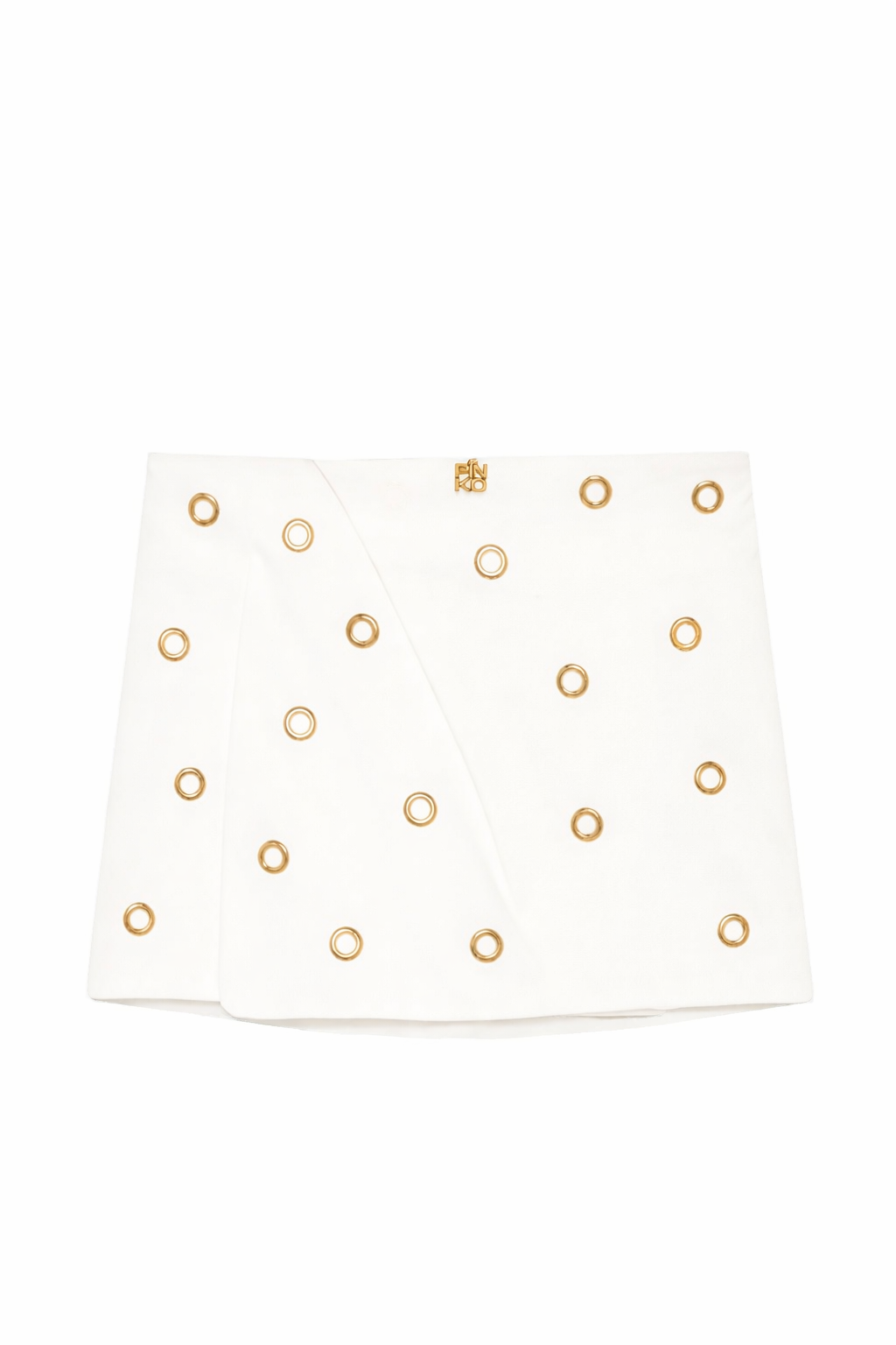 Gonna per bambina Pinko Kids bianca con dettagli occhielli dorati KFGO0160CE01B 0065 PINKO KIDS