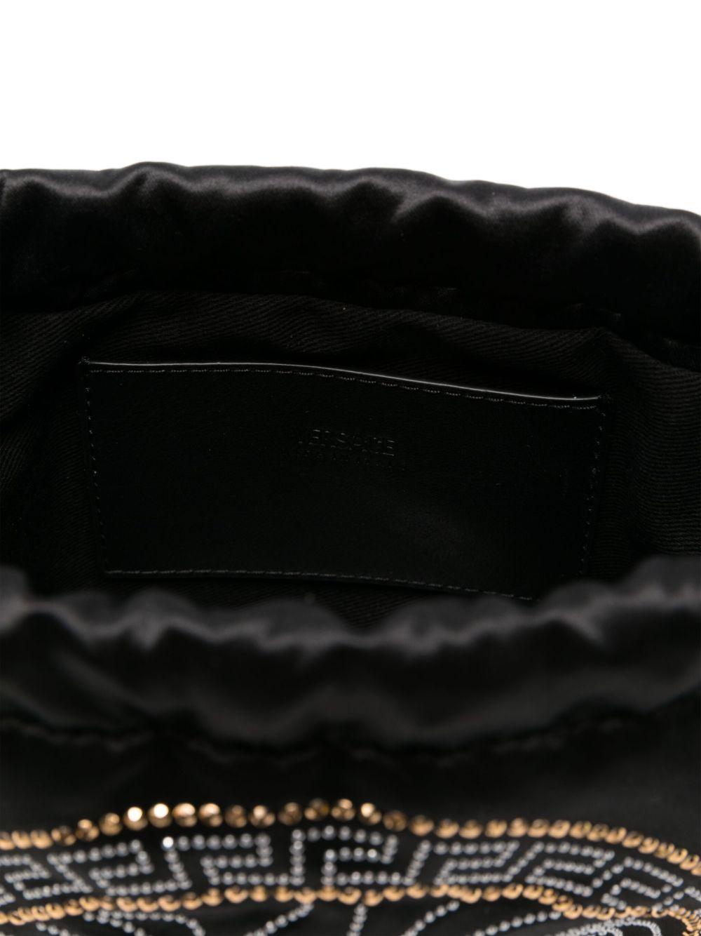 Zaino per bambina Versace Kids nero con motivo Medusa 10209531A15267 1B00L VERSACE KIDS
