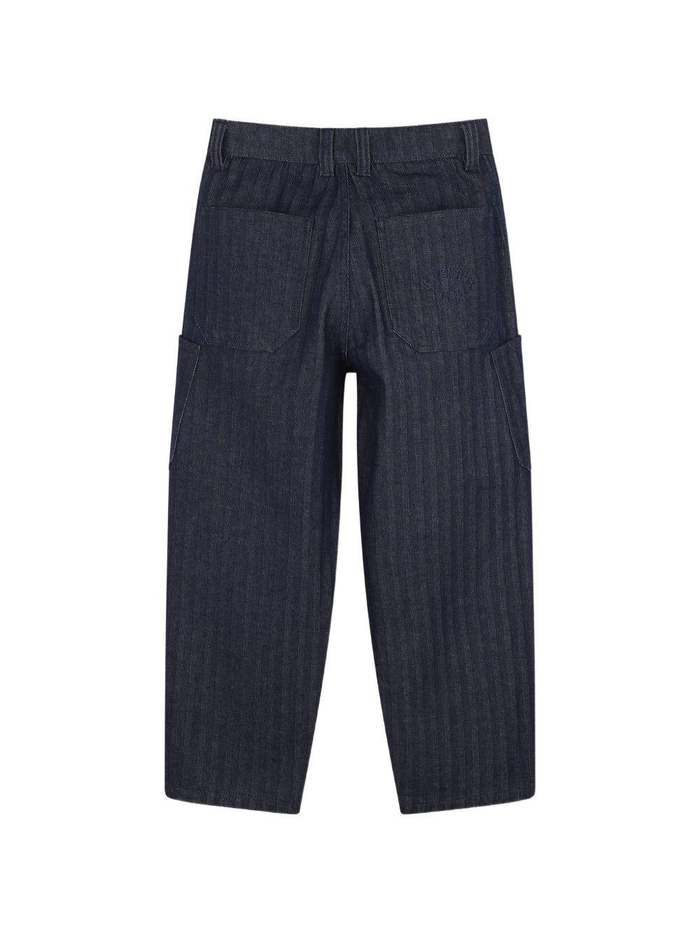 Jeans per bambino Givenchy Kids in denim con motivo pied-de-poule H31397 Z35 GIVENCHY KIDS
