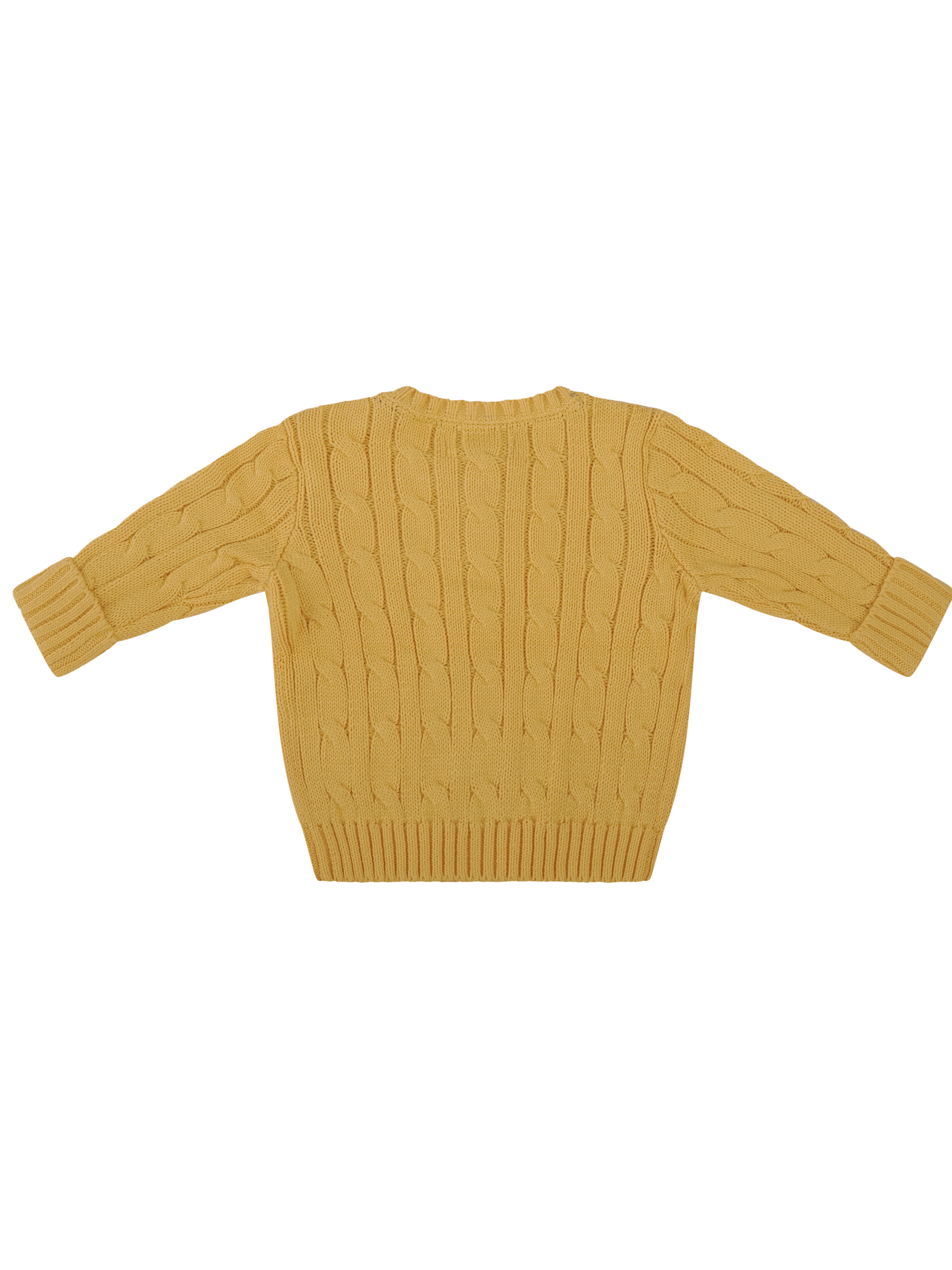 Maglione per neonato Polo Ralph Lauren Kids giallo con ricamo Polo Pony 320702674 500 Ralph Lauren kids
