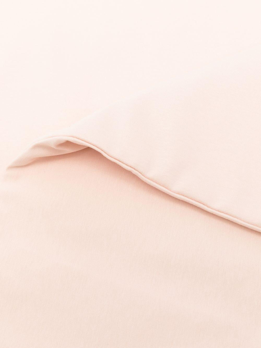 Coperta per neonata Elisabetta Franchi La Mia Bambina rosa con logo ricamato ENCO0830JF054 C036 ElISABETTA FRANCHI KIDS