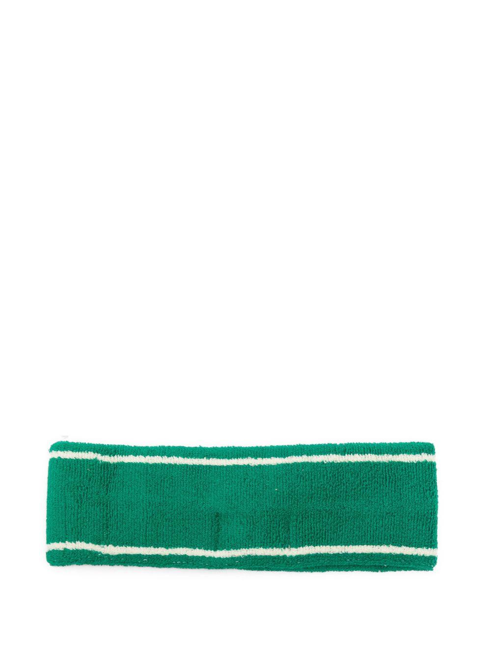 Fascia in spugna per bambini Bobo Choses verde con motivo a righe B126AI048 311 BOBO CHOSES KIDS