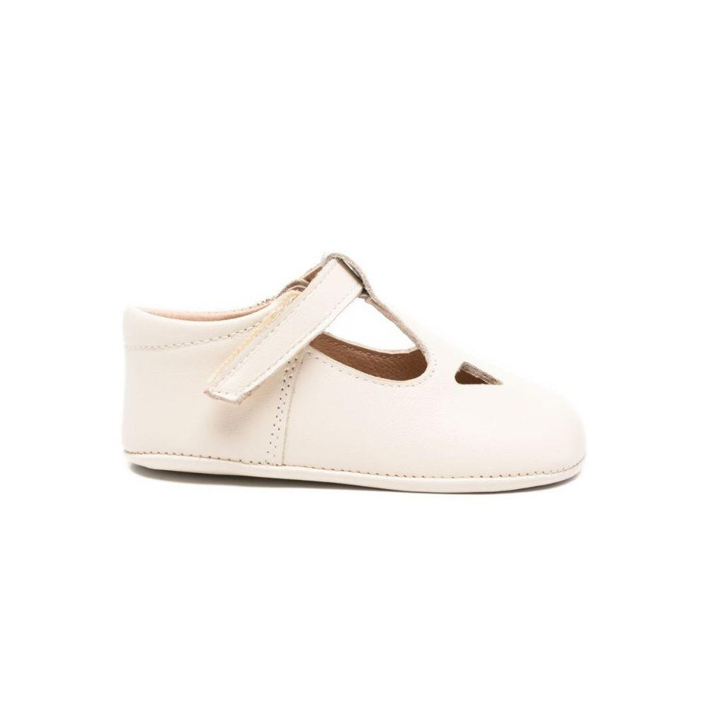 Ballerine per neonata Eli1957 beige con cinturino a T 0375AL BEIGE Eli Kids