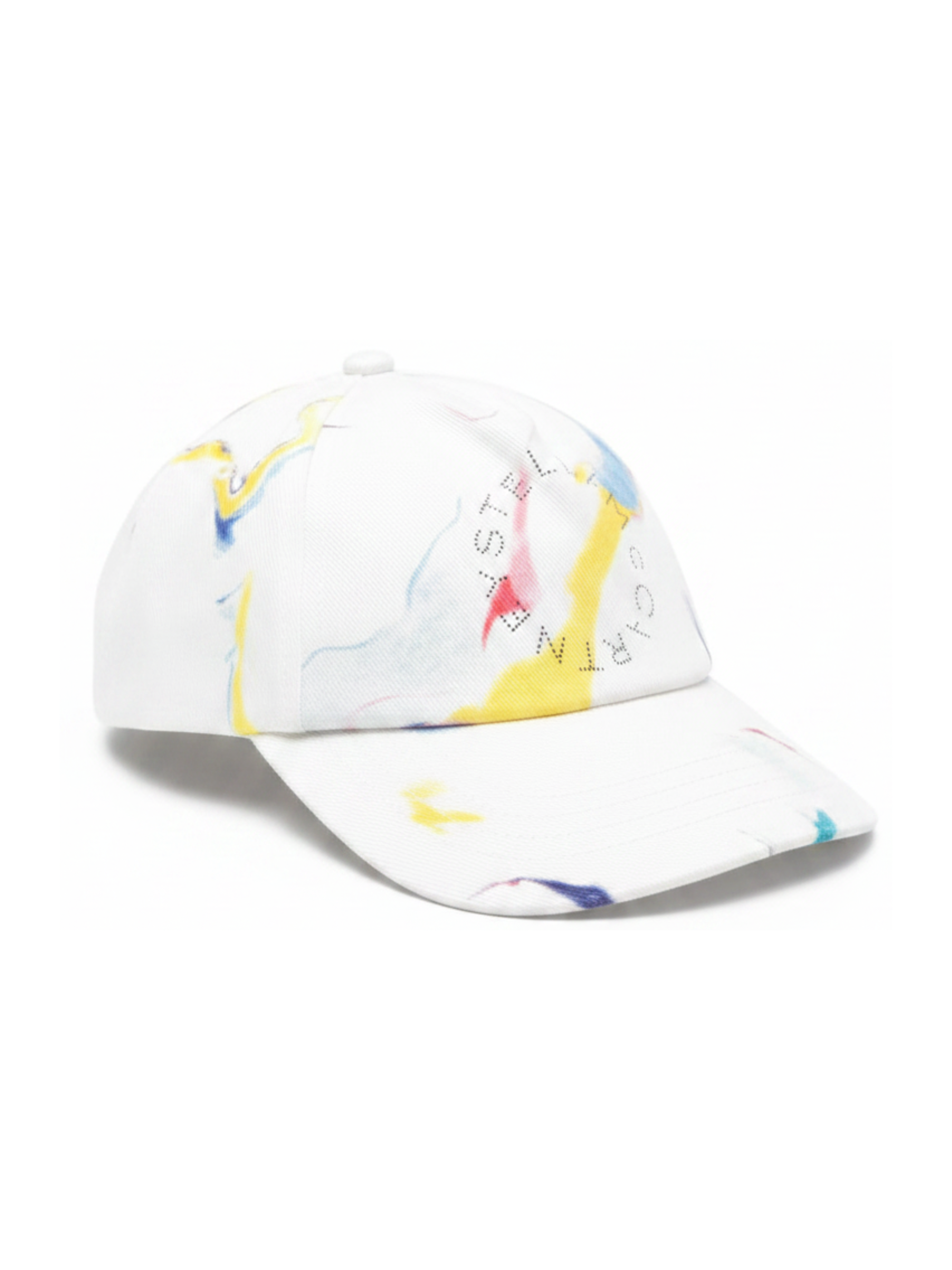 Berretto per bambino Stella McCartney Kids bianco con stampa baseball TY0B67 Z3474 101MC STELLA McCARTNEY KIDS
