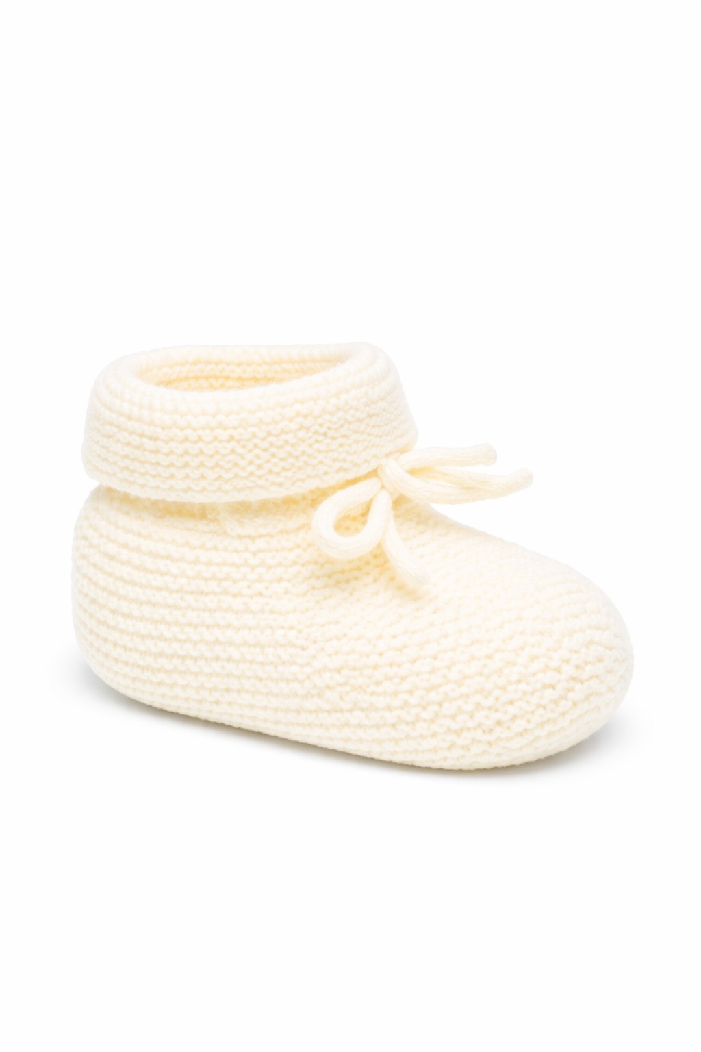 Scarpe primi passi per neonati Paz Rodriguez giallo lavorato a maglia 018-22507 05 PaZ RODRIGUEZ KIDS