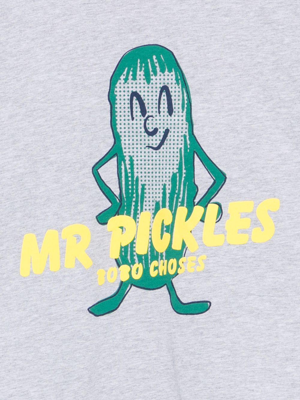 T-shirt per bambino Bobo Choses grigia con stampa grafica Mr. Pickles B126AC018 041 BOBO CHOSES KIDS