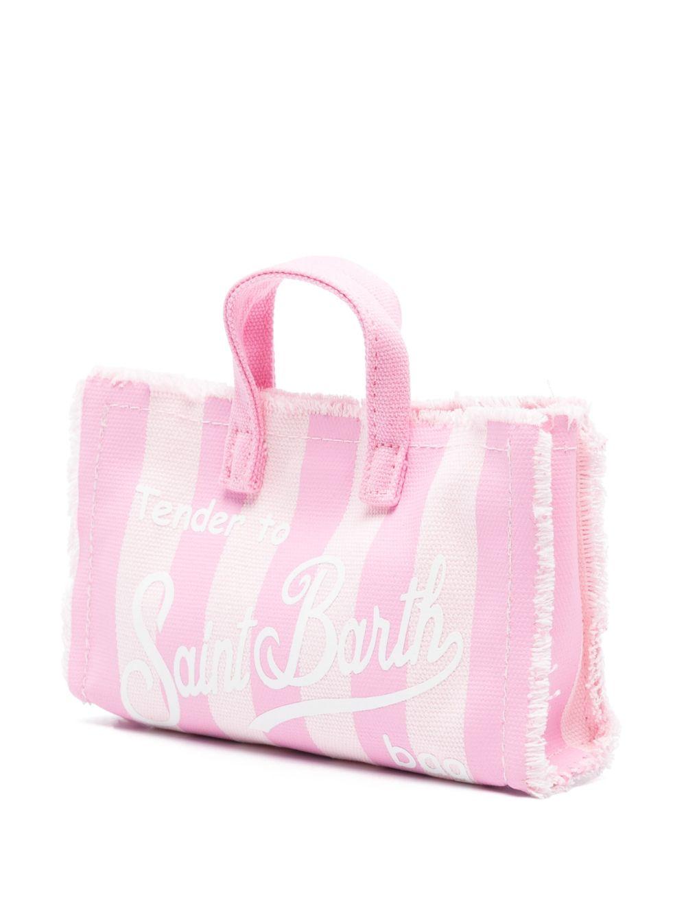 Phone bag MC2 Saint Barth rosa con design a strisce PHONE001 02691L MC2 ST. BARTH KIDS