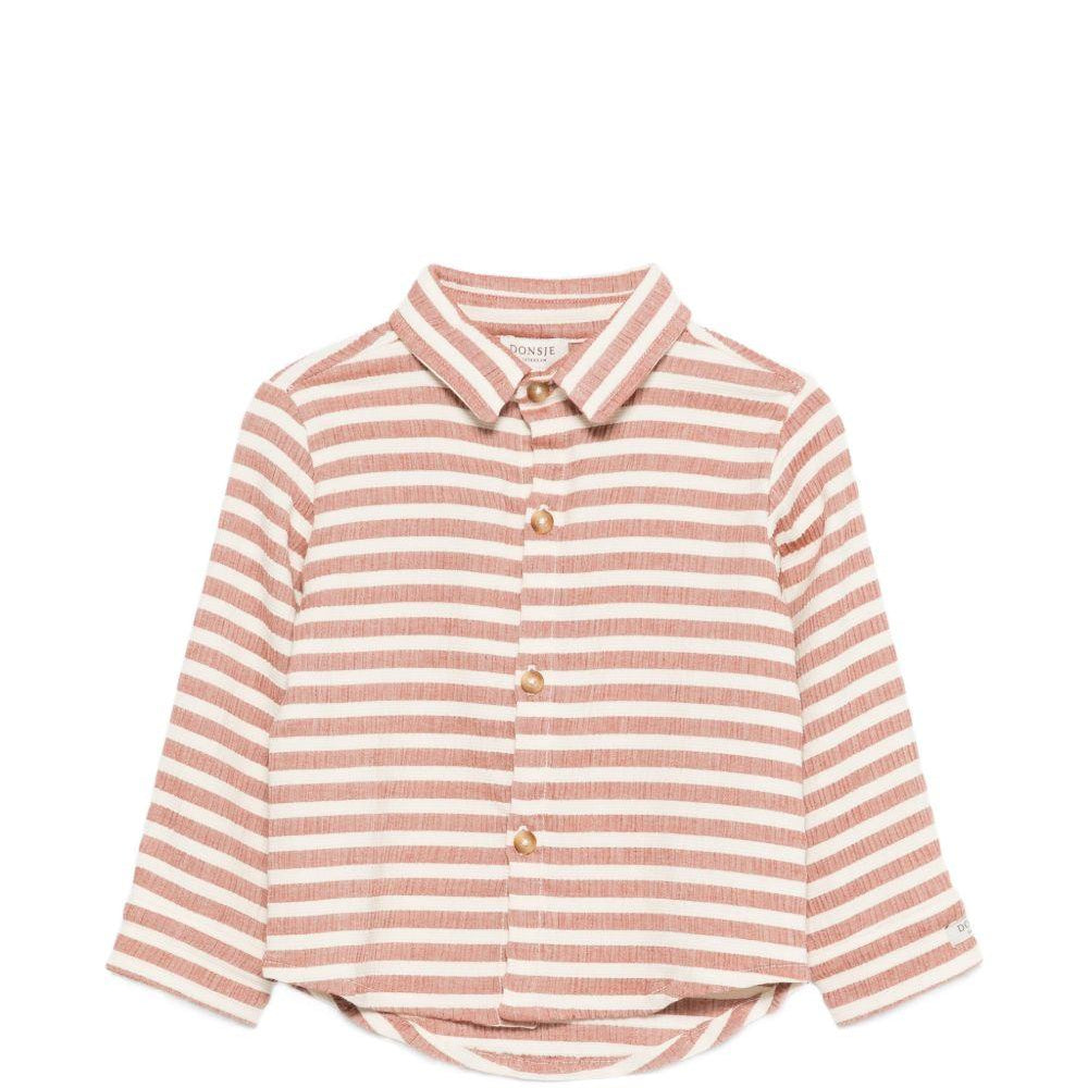 Camicia Leom per neonato Donsje multicolor con motivo a righe 4116500 S0001 DONSJE KIDS