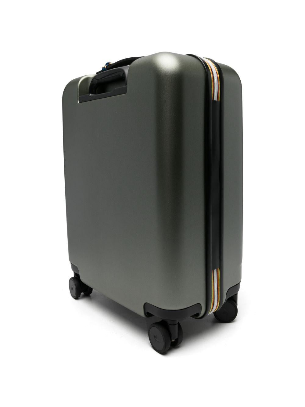 Trolley Eudoxie K-Way Kids verde con logo sul davanti K4125ZW V15 K-WAY KIDS