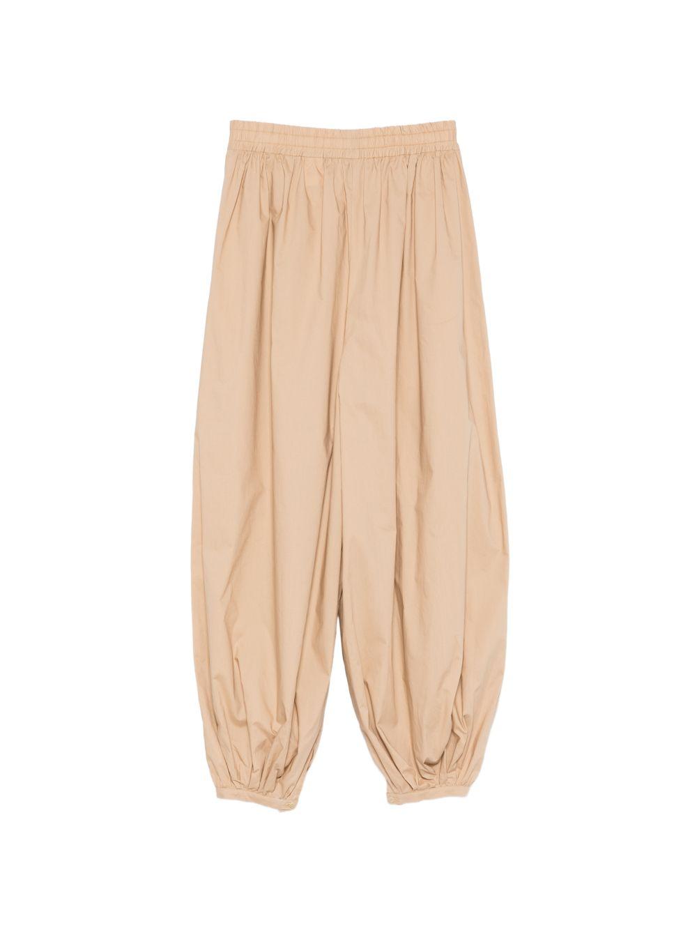Pantaloni per donna Alysi beige con polsini elasticizzati 116157 P6235 CAMEL ALYSI
