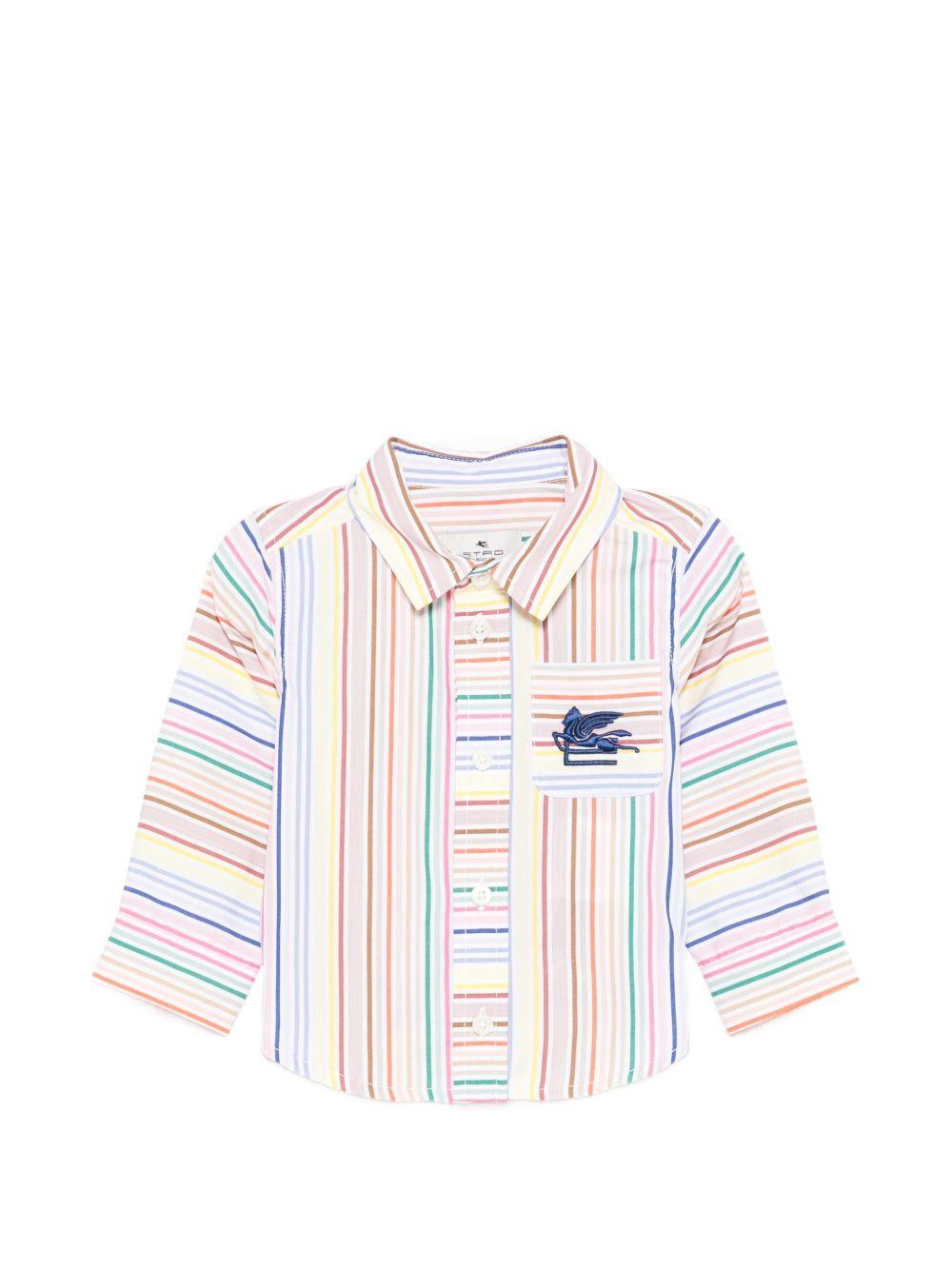 Camicia per neonato Etro Kids multicolor con design a righe GY5500 Z3654 101RO ETRO KIDS