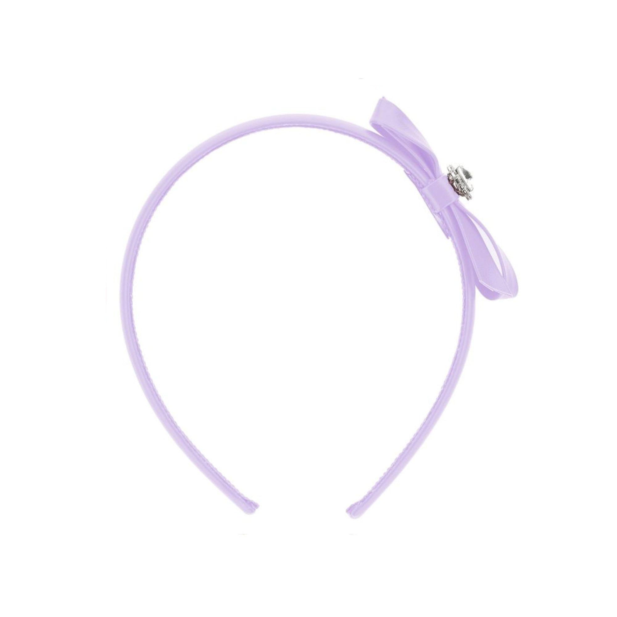 Cerchietto per bambina Monnalisa lilla con fiocco 17G005 7067 0065 MONNALISA KIDS