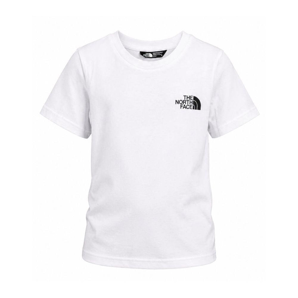 T-shirt per bambino The North Face Kids bianca con dettaglio logo NF0A8EFN FN41 THE NORTH FACE KIDS