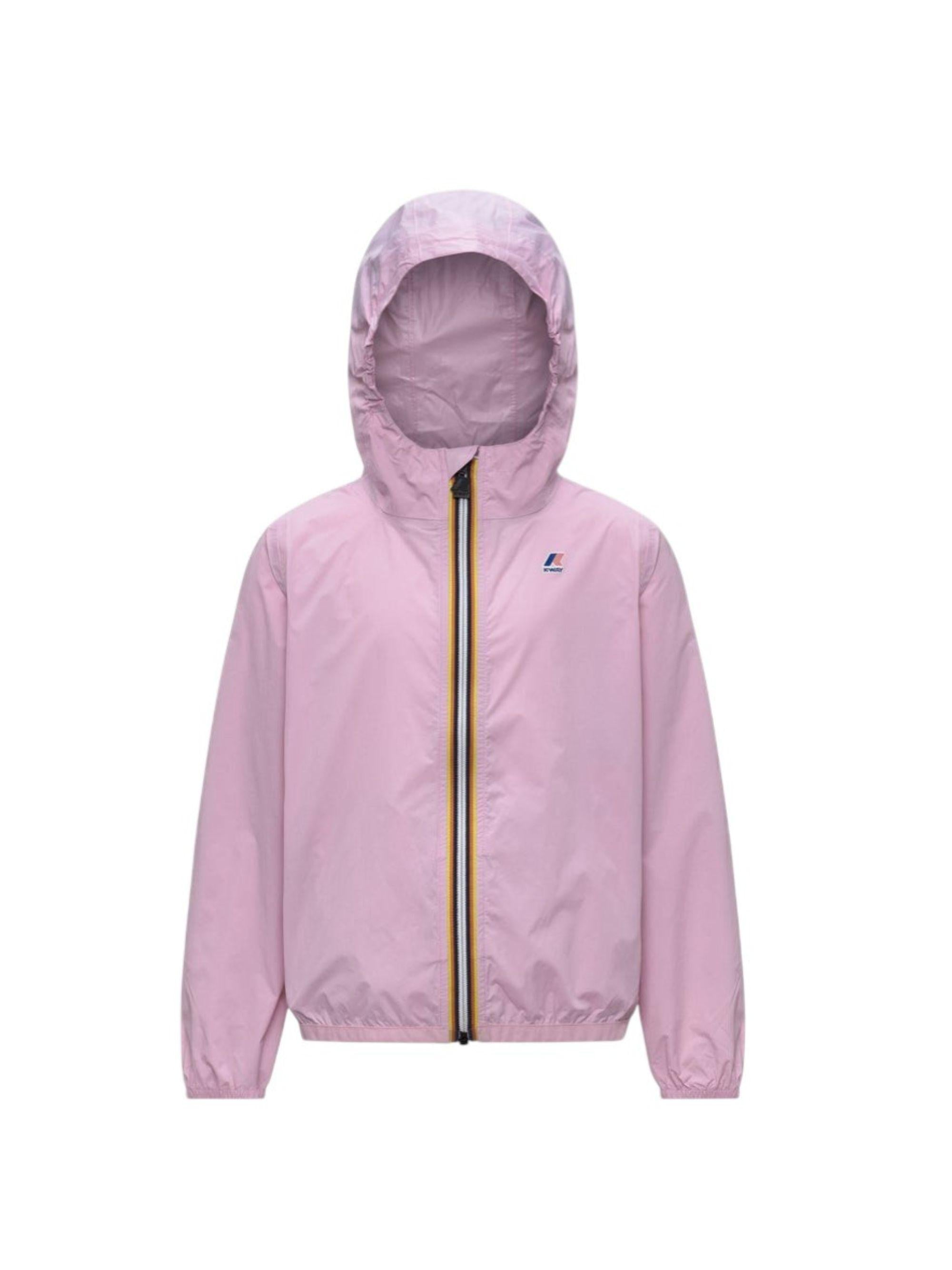 Giubbino P. Le Vrai 4.0 per bambina K Way Kids rosa con chiusura con zip K61336W V18 K-WAY KIDS