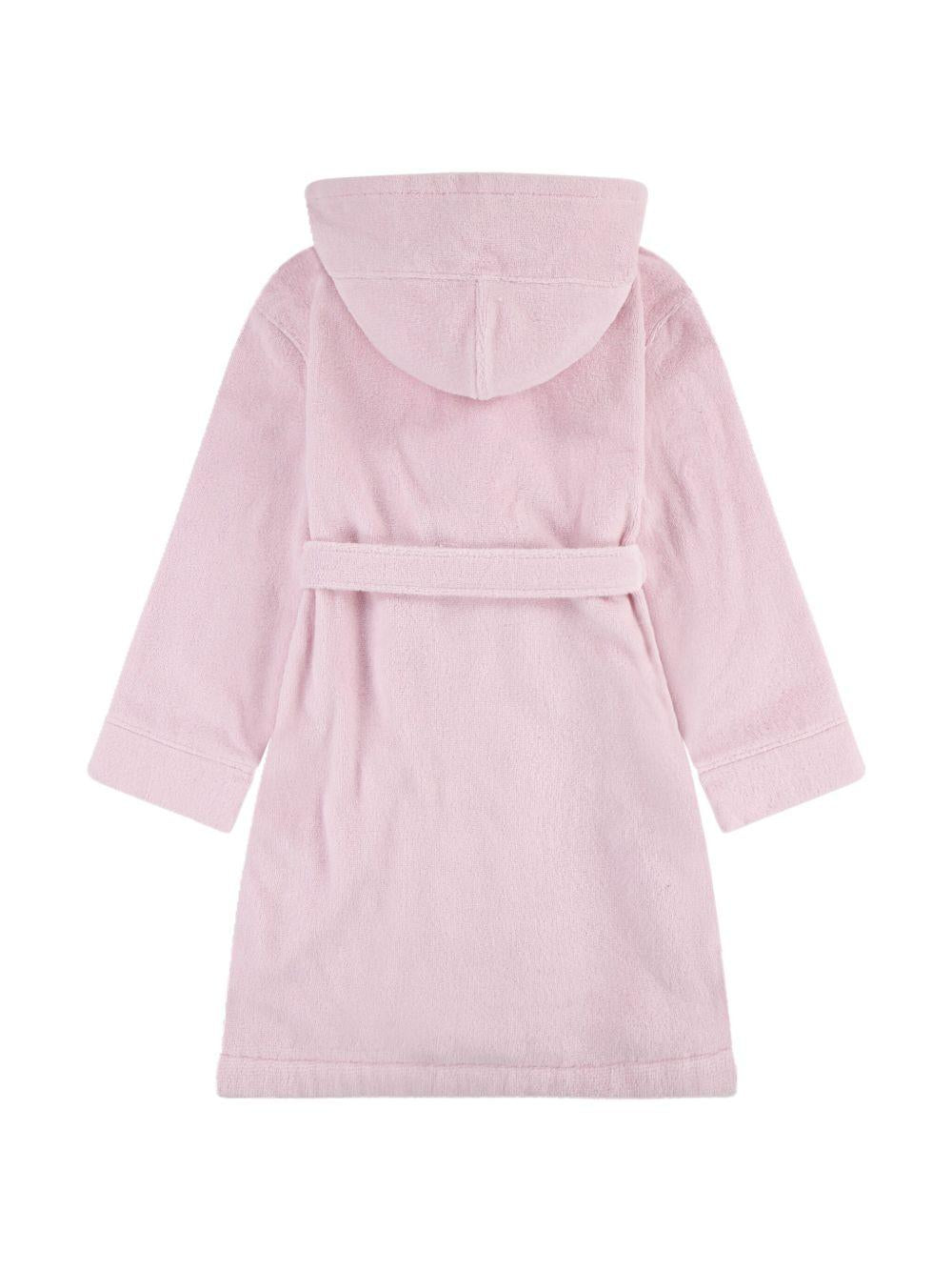 Accappatoio per bambina Polo Ralph Lauren Kids rosa con motivo Polo Pony 4P0188 ADQ Ralph Lauren kids
