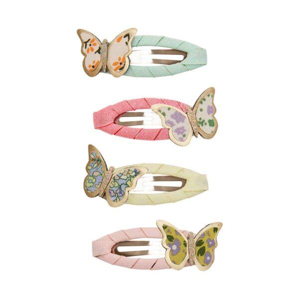 Set quattro fermagli per bambina Mimi & Lula multicolore con design farfalle 182036-23 FLORAL MIMI & LULA KIDS