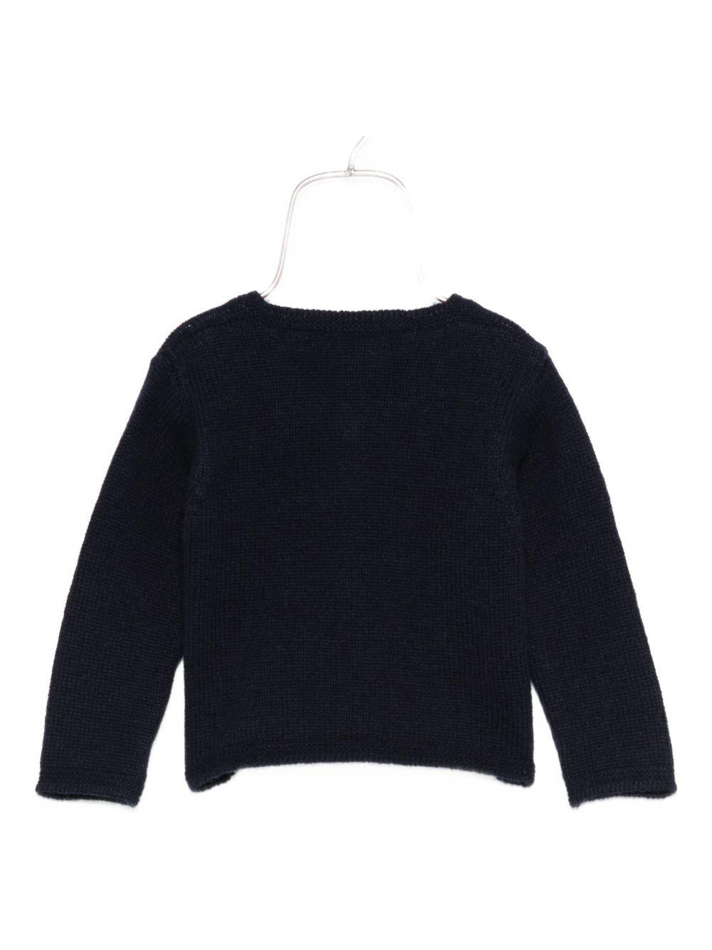 Cardigan per neonata Mariella Ferrari blu con bottoni MGI9 161 MARIELLA FERRARI