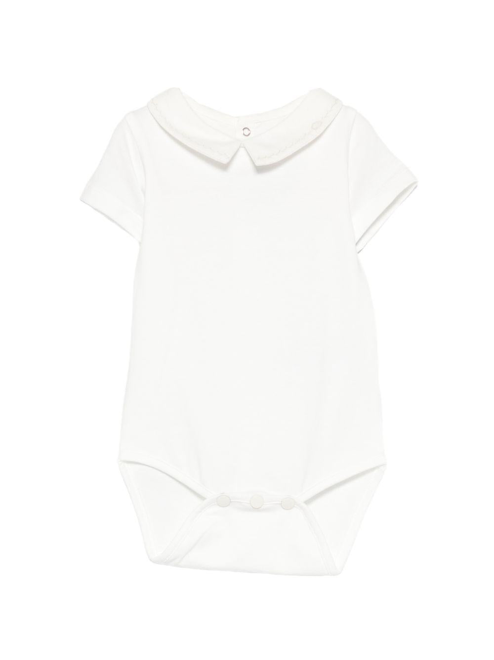 Tutina per neonati Tartine Et Chocolat bianca con colletto a punta CC11011 13 TArtine & Chocolat KIDS