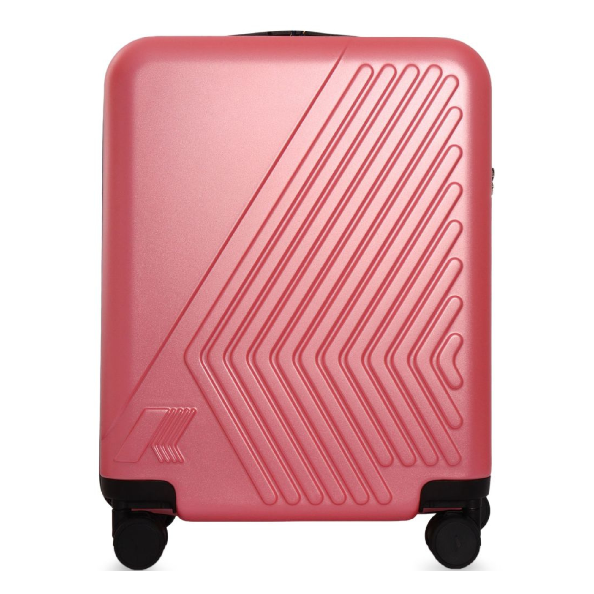 Valigia Eudoxie K-WAY Kids rosa con logo goffrato K4125ZW Q28 K-WAY KIDS