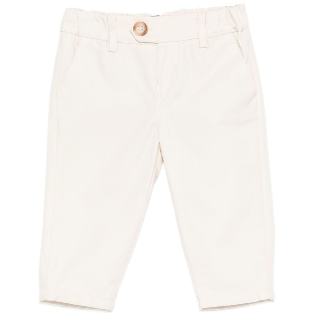Pantaloni per neonato Fay Kids beige con bottoni FY6500 G0198 107 FAY KIDS