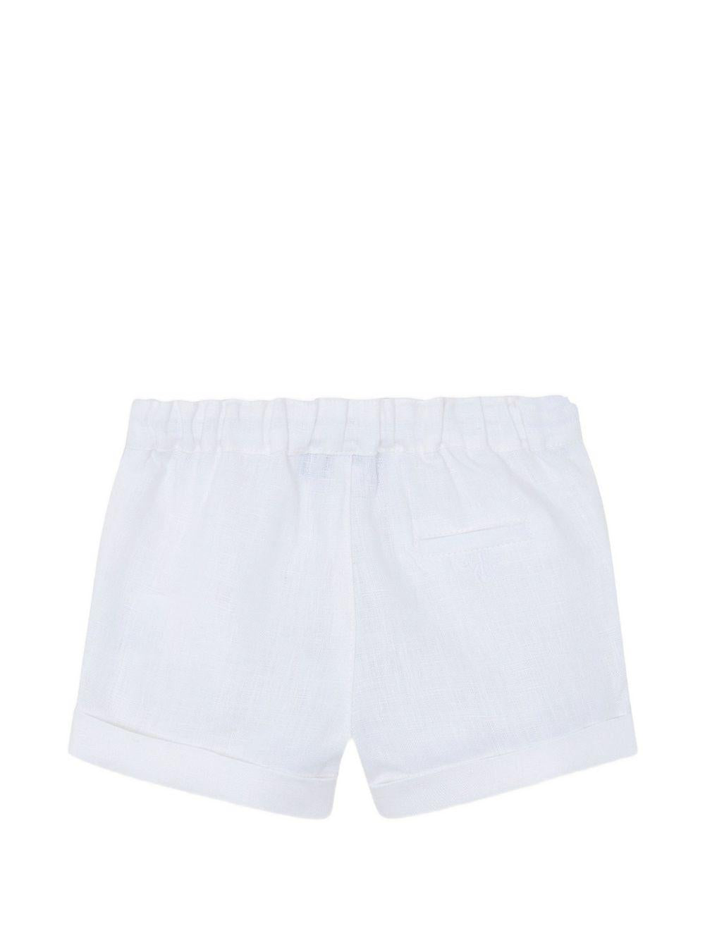 Shorts per neonato Tartine & Chocolat Kids bianchi con vita elasticizzata CC26001 01 TArtine & Chocolat KIDS