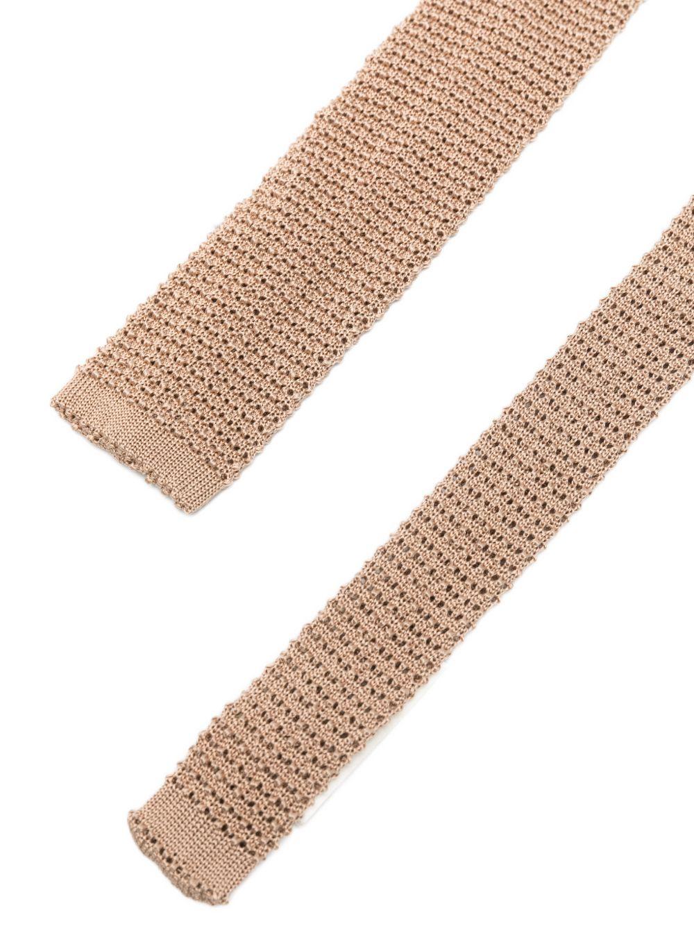 Cravatta per donna Alysi beige lavorata a maglia 316631 P6106 PELLE ALYSI