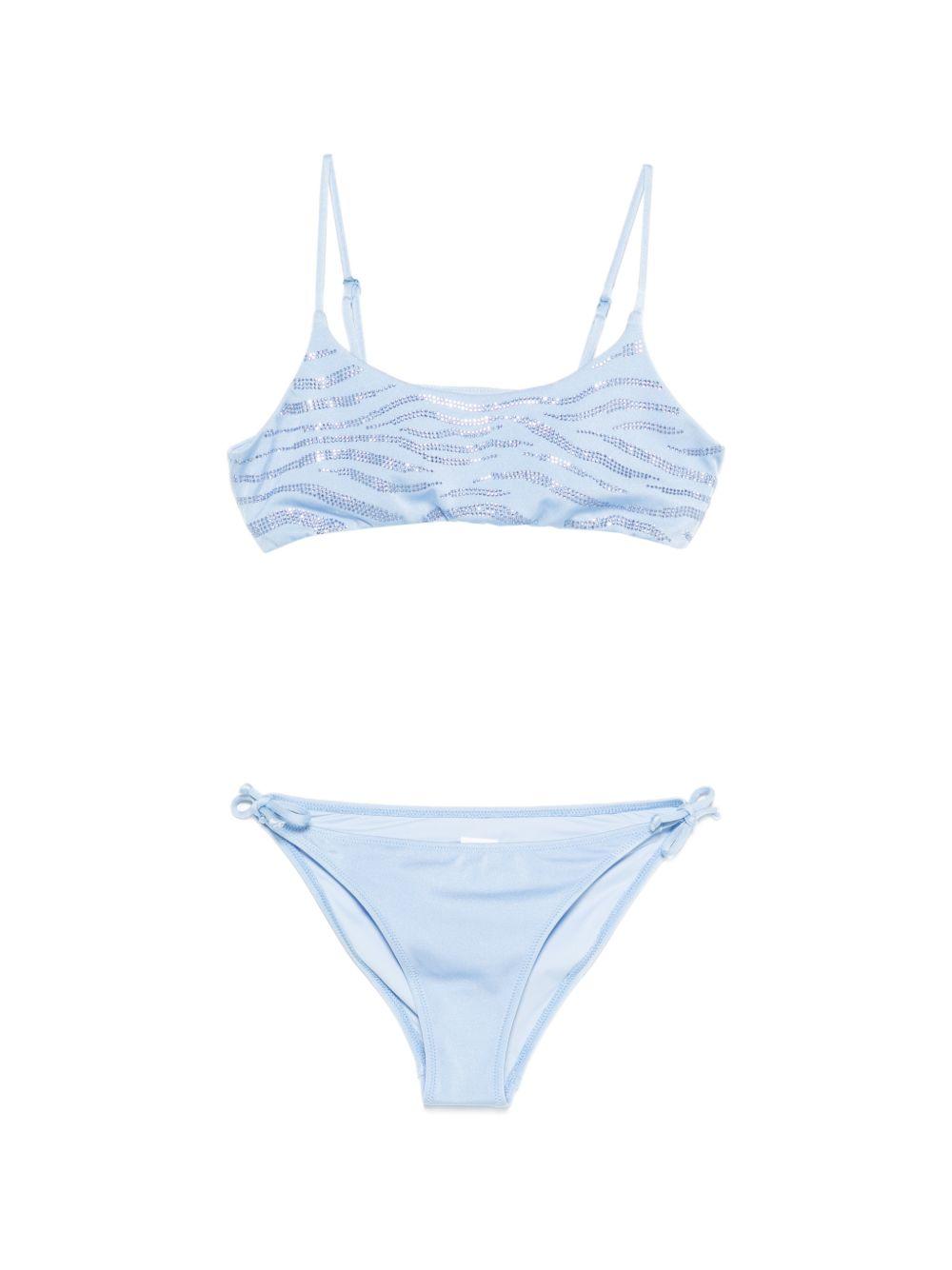 Costume da bagno Jaiden 2 pezzi per bambina MC2 Saint Barth azzurro JAI0001 02957L MC2 ST. BARTH KIDS