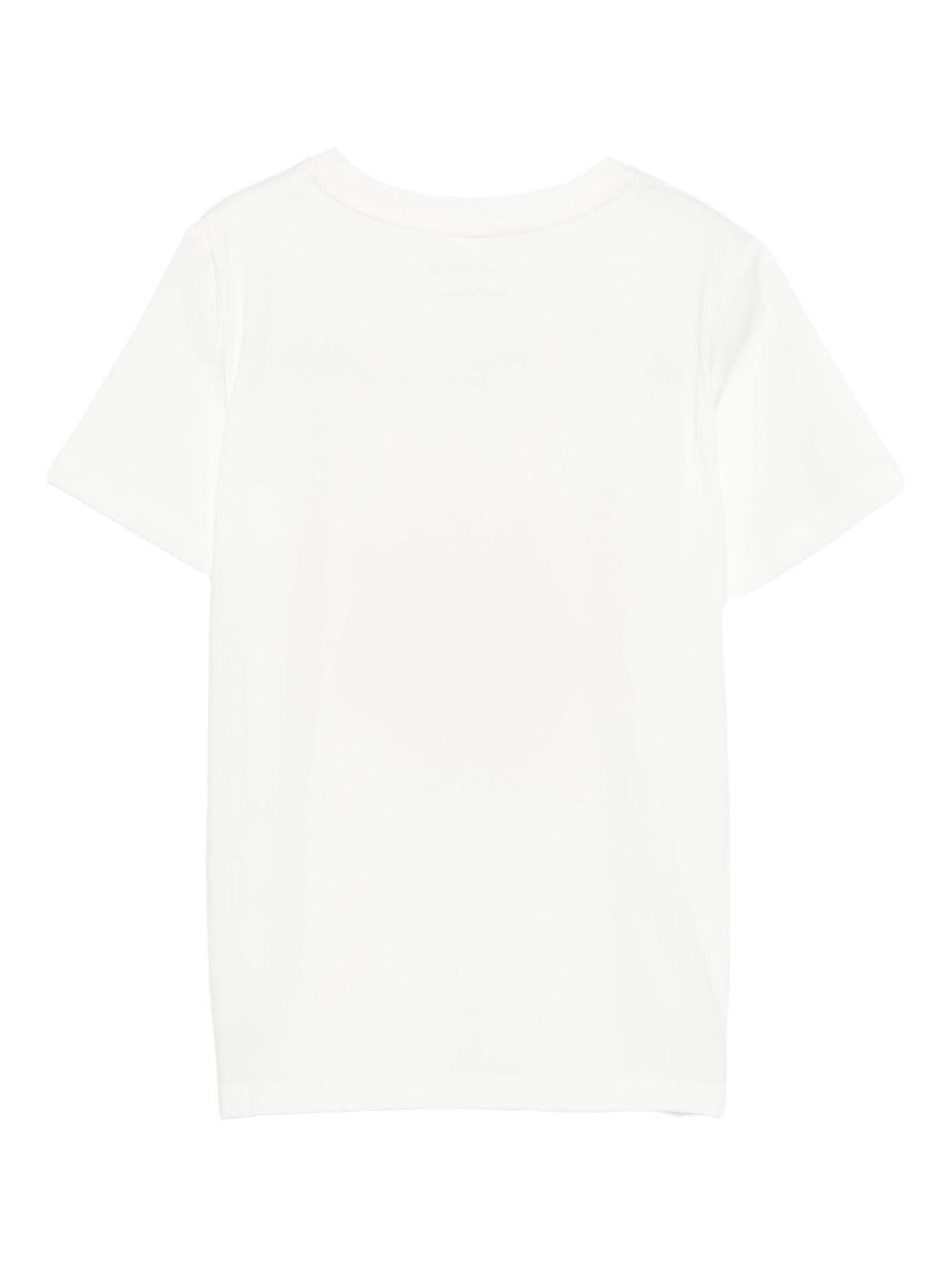 T-shirt per bambino Stella McCartney Kids bianco con stampa grafica TX8R41 Z0434 101 STELLA McCARTNEY KIDS