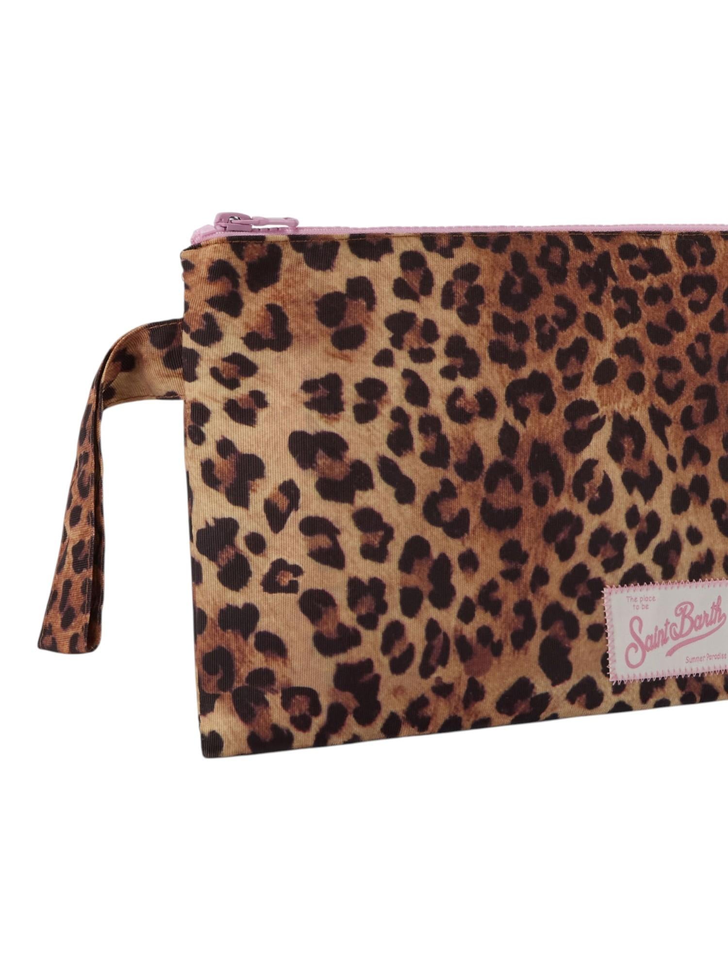 Pochette Pareasy MC2 Saint Barth animalier con stampa logo sul davanti PARE0001 00330L MC2 ST. BARTH KIDS
