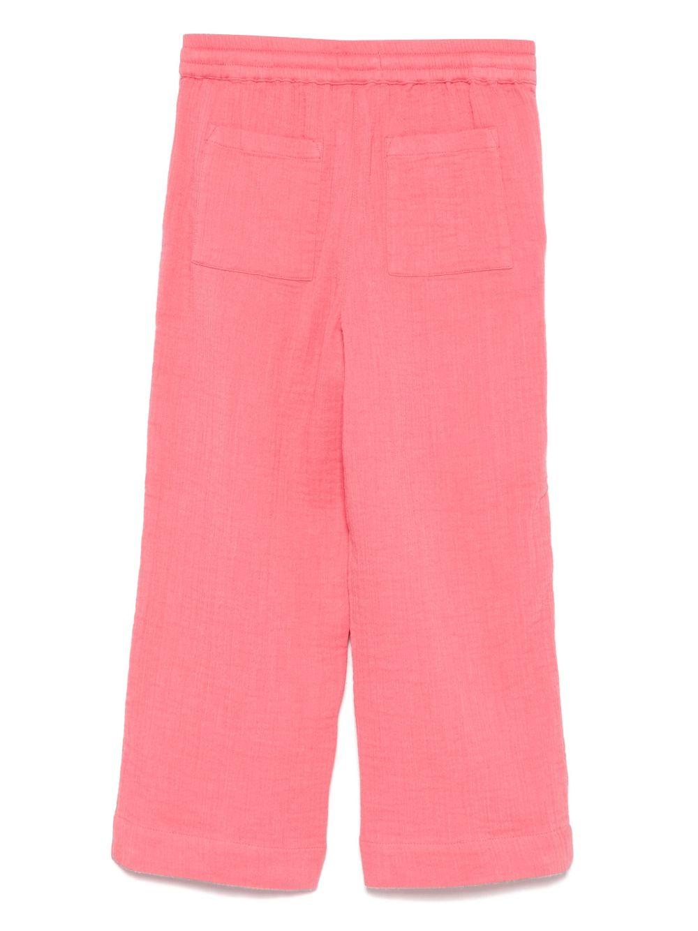 Pantaloni per bambina Scotch & Soda Kids rosa con effetto stropicciato 179296 610 SCOTCH&SODA