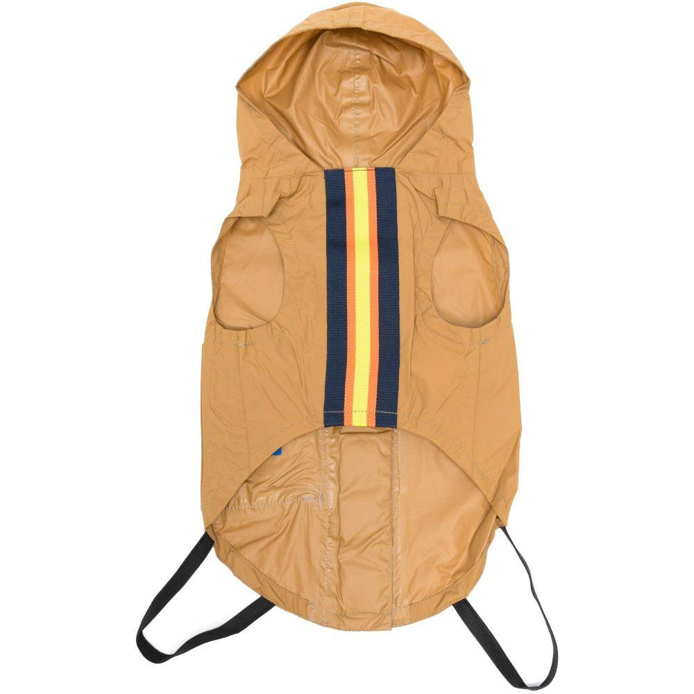 Impermeabile per cani K-Way kids marrone con motivo a righe K8134WW V04 K-WAY KIDS